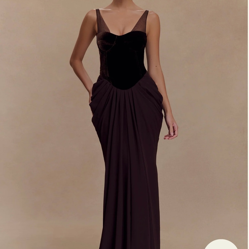Roxanne Maxi Dress - Cacao Brown
